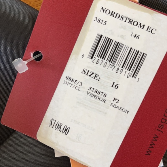 Elegant dark steel grey “taffeta” tuxedo blouse. - Picture 3 of 3